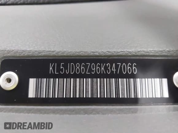 ✅ 2006 Suzuki Forenza • VIN: KL5JD86Z96K347066 • Lot: 43031924. Listed on IAAI with 65,393 mi. Free auction sales archive from the USA and detailed vehicle history report at DreamBid. Image 9.