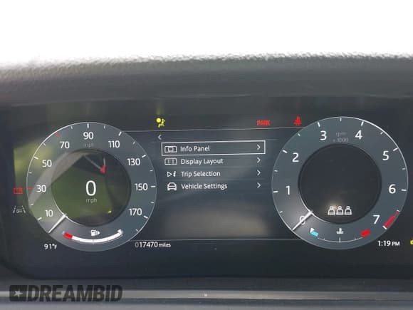 ✅ 2025 Land Rover Range Rover Velar Dynamic SE • VIN: SALYL2EX1SA394559 • Lot: 42262198. Listed on IAAI with 17,470 mi. Free auction sales archive from the USA and detailed vehicle history report at DreamBid. Image 7.