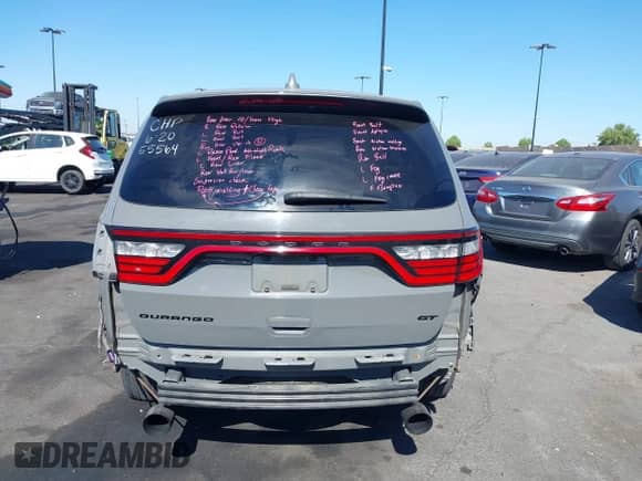 2021 Dodge Durango GT with VIN 1C4RDHDG1MC689049, listed as a IAAI auction lot 42655128 with 112,896 mi miles and . Bid and sale history available at DreamBid. Image 17.