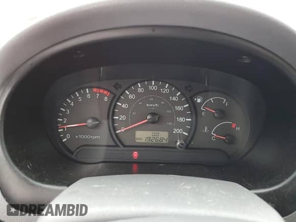 2005 Hyundai Accent GLS с VIN KMHCG35C85U323172, выставлен на аукционе Copart как лот 43564385 с пробегом 192 684 миль миль и Чистый • Clean title. История ставок и продаж доступна на DreamBid. Изображение 9.
