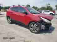 2014 Hyundai Tucson SE z VIN KM8JU3AG0EU917408, wystawiony jako Copart lot #80130415 z przebiegiem 279 555 mil mil oraz Szkoda całkowita • Salvage title. Historia ofert i sprzedaży dostępna na DreamBid. Obrazek 4.