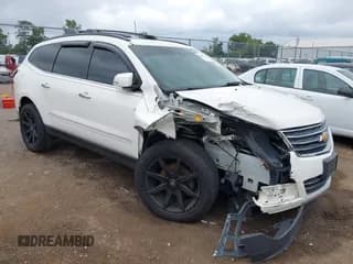 ✅ 2014 Chevrolet Traverse LTZ • VIN: 1GNKRJKD4EJ359381 • Lot: 43045392. Listed on IAAI with 186,015 mi. Free auction sales archive from the USA and detailed vehicle history report at DreamBid. Image 1.