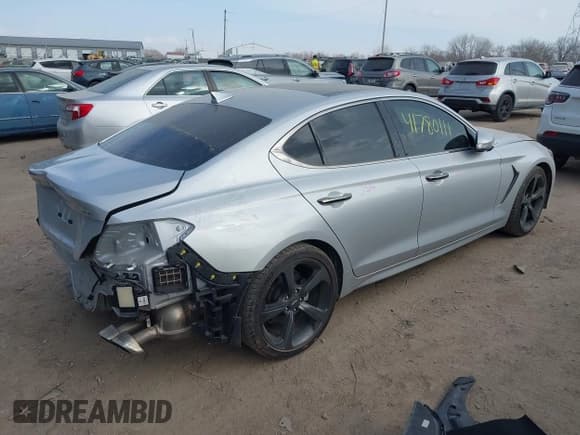 ✅ 2019 Genesis G70 Advanced • VIN: KMTG44LA2KU034212 • Lot: 41780111. Listed on IAAI with 48,222 mi. Free auction sales archive from the USA and detailed vehicle history report at DreamBid. Image 4.
