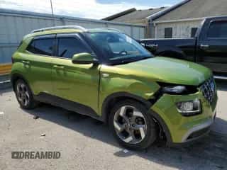 2021 Hyundai Venue SEL z VIN KMHRC8A33MU126787, wystawiony jako Copart lot #69076624 z przebiegiem 39 659 mil mil oraz Szkoda całkowita • Salvage title. Historia ofert i sprzedaży dostępna na DreamBid. Obrazek 4.