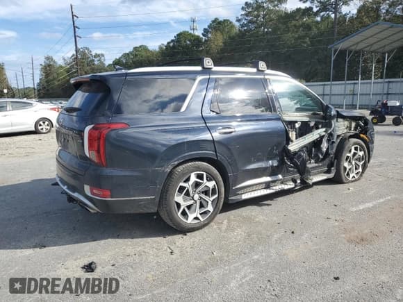 ✅ 2021 Hyundai Palisade Calligraphy • VIN: KM8R7DHE4MU228183 • Лот: 82527594. Опубликован ранее на Copart с пробегом 90 446 миль. Бесплатный доступ к архиву аукционных продаж из США и подробный отчёт об истории автомобиля на DreamBid. Изображение 3.