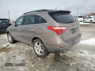 2010 Hyundai Veracruz GLS with VIN KM8NU4CC7AU122710, listed as a Copart auction lot 45807565 with 113,186 mi miles and Salvage title. Bid and sale history available at DreamBid. Image 2.