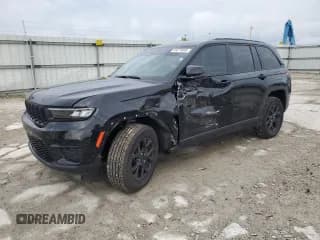 ✅ 2024 Jeep Grand Cherokee Altitude X • VIN: 1C4RJHAG9RC104593 • Lot: 56674845. Listed on Copart with 16,356 mi. Free auction sales archive from the USA and detailed vehicle history report at DreamBid. Image 1.