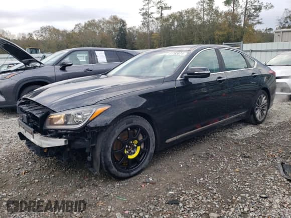 ✅ 2015 Hyundai Genesis 3.8L • VIN: KMHGN4JEXFU059183 • Lot: 81783674. Wystawiony na Copart z przebiegiem 108 948 mil. Bezpłatny archiwum sprzedaży aukcyjnych z USA i szczegółowy raport historii pojazdu na DreamBid. Zdjęcie 1.