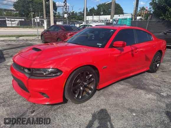 2020 Dodge Charger Scat Pack with VIN 2C3CDXGJ0LH160120, listed as a IAAI auction lot 43616410 with 100,010 mi miles and . Bid and sale history available at DreamBid. Image 2.