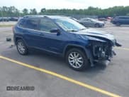 ✅ 2018 Jeep Cherokee Limited • VIN: 1C4PJMDB2JD617487 • Lot: 42301569. Listed on IAAI with 133,577 mi. Free auction sales archive from the USA and detailed vehicle history report at DreamBid. Image 1.