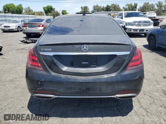✅ 2019 Mercedes-Benz S 560 • VIN: WDDUG8DB9KA448893 • Лот: 63530115. Опубликован ранее на Copart с пробегом 64 124 миль. Бесплатный доступ к архиву аукционных продаж из США и подробный отчёт об истории автомобиля на DreamBid. Изображение 6.