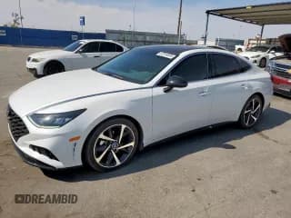 ✅ 2022 Hyundai Sonata SEL Plus • VIN: 5NPEJ4J21NH136089 • Лот: 67816935. Опубликован ранее на Copart с пробегом 52 856 миль. Бесплатный доступ к архиву аукционных продаж из США и подробный отчёт об истории автомобиля на DreamBid. Изображение 1.