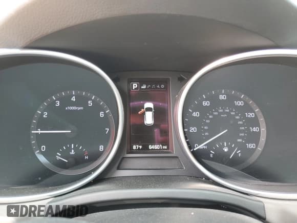 ✅ 2017 Hyundai Santa Fe 2.4L • VIN: 5XYZU3LB6HG479220 • Лот: 67381803. Опубликован ранее на Copart с пробегом 64 601 миль. Бесплатный доступ к архиву аукционных продаж из США и подробный отчёт об истории автомобиля на DreamBid. Изображение 9.