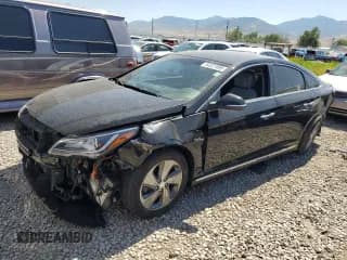 ✅ 2016 Hyundai Sonata • VIN: KMHE14L24GA022218 • Лот: 64327095. Опубликован ранее на Copart с пробегом Не указан. Бесплатный доступ к архиву аукционных продаж из США и подробный отчёт об истории автомобиля на DreamBid. Изображение 1.