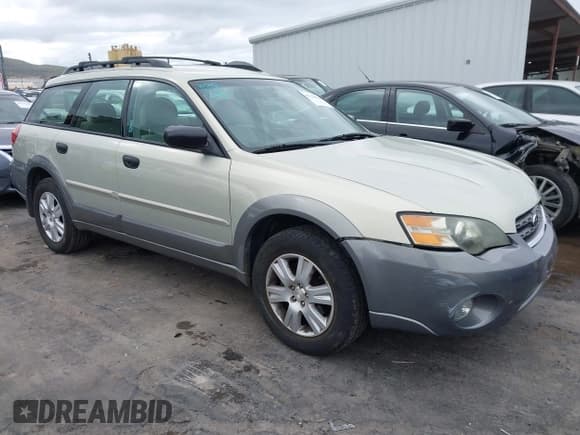 ✅ 2005 Subaru Legacy Outback • VIN: 4S4BP61CX57386484 • Lot: 43719854. Wystawiony na IAAI z przebiegiem 151 990 mil. Bezpłatny archiwum sprzedaży aukcyjnych z USA i szczegółowy raport historii pojazdu na DreamBid. Zdjęcie 1.