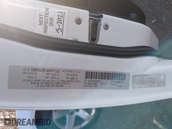 ✅ 2014 Dodge Charger Police • VIN: 2C3CDXAT2EH350711 • Lot: 43688159. Listed on IAAI with 128,318 mi. Free auction sales archive from the USA and detailed vehicle history report at DreamBid. Image 9.