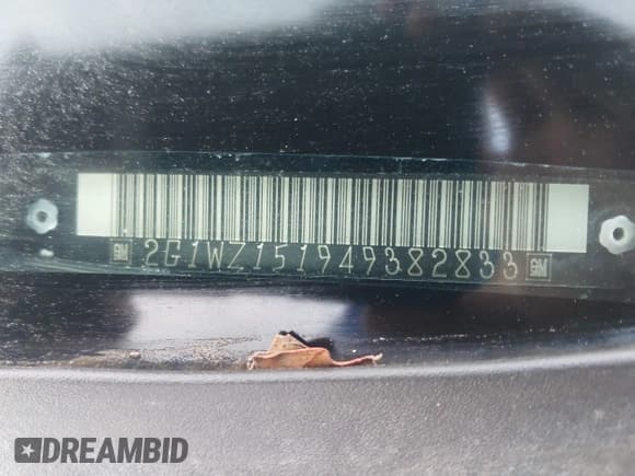 ✅ 2004 Chevrolet Monte Carlo SS Supercharged • VIN: 2G1WZ151949382833 • Lot: 41743904. Listed on IAAI with 54,863 mi. Free auction sales archive from the USA and detailed vehicle history report at DreamBid. Image 9.