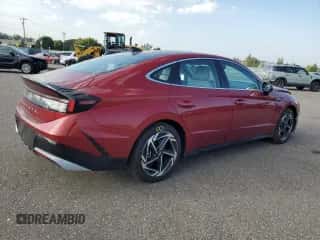 2025 Hyundai Sonata SEL Convenience with VIN KMHL14JA4SA463163, listed as a Copart auction lot 84737045 with 10,952 mi miles and Salvage title. Bid and sale history available at DreamBid. Image 3.