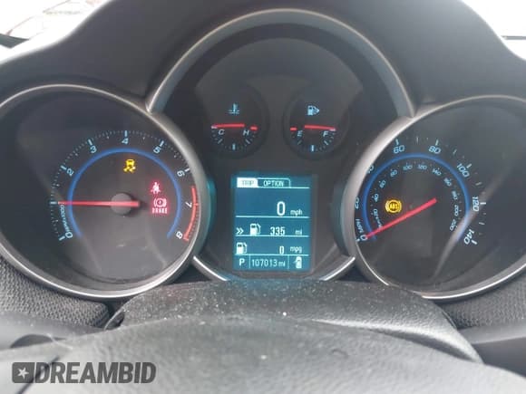 ✅ 2014 Chevrolet Cruze 1LT • VIN: 1G1PC5SB5E7400872 • Лот: 43559228. Опубликован ранее на IAAI с пробегом 107 013 миль. Бесплатный доступ к архиву аукционных продаж из США и подробный отчёт об истории автомобиля на DreamBid. Изображение 7.