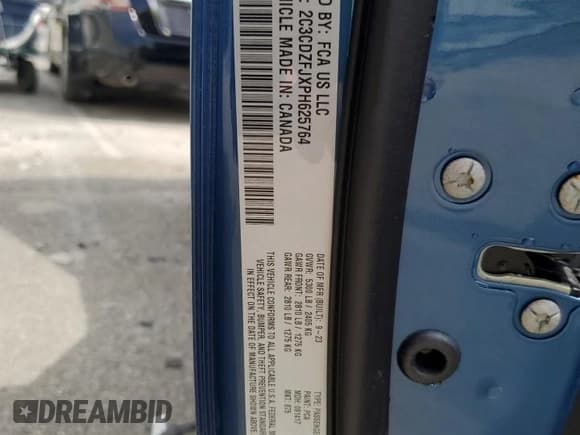 ✅ 2023 Dodge Challenger R/T Scat Pack • VIN: 2C3CDZFJXPH625764 • Lot: 62947454. Wystawiony na Copart z przebiegiem 6 659 mil. Bezpłatny archiwum sprzedaży aukcyjnych z USA i szczegółowy raport historii pojazdu na DreamBid. Zdjęcie 13.