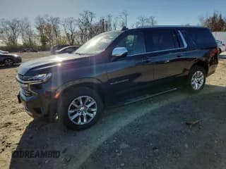 ✅ 2023 Chevrolet Suburban Premier • VIN: 1GNSCFKD9PR380780 • Lot: 92677685. Listed on Copart with 77,417 mi. Free auction sales archive from the USA and detailed vehicle history report at DreamBid. Image 1.