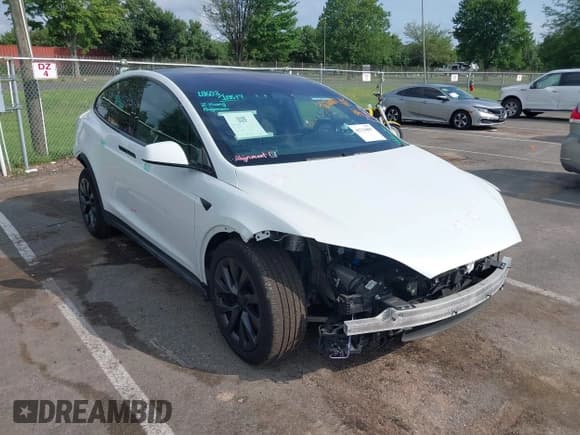 ✅ 2023 Tesla Model X • VIN: 7SAXCAE58PF365234 • Лот: 42716887. Опубликован ранее на IAAI с пробегом 49 590 миль. Бесплатный доступ к архиву аукционных продаж из США и подробный отчёт об истории автомобиля на DreamBid. Изображение 1.