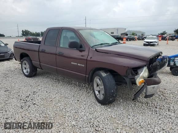 2005 Dodge 1500 SLT with VIN 1D7HA18N25S274100, listed as a Copart auction lot 64708684 with 153,475 mi miles and Salvage title. Bid and sale history available at DreamBid. Image 4.