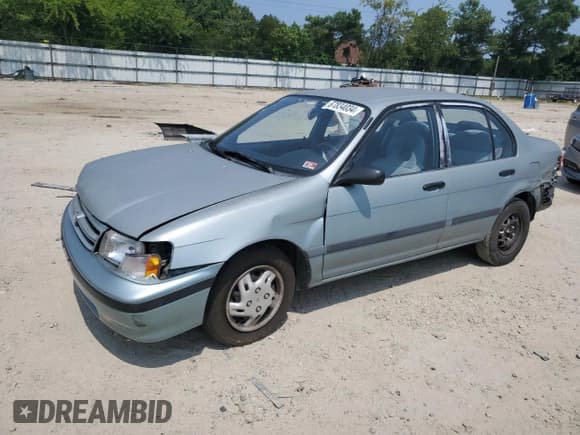 ✅ 1994 Toyota Tercel DX • VIN: JT2EL43T3R0489039 • Лот: 67834034. Опубликован ранее на Copart с пробегом 139 726 миль. Бесплатный доступ к архиву аукционных продаж из США и подробный отчёт об истории автомобиля на DreamBid. Изображение 1.