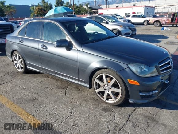 ✅ 2014 Mercedes-Benz C 250 Sport • VIN: WDDGF4HB2EG247745 • Lot: 43911327. Listed on IAAI with 81,813 mi. Free auction sales archive from the USA and detailed vehicle history report at DreamBid. Image 1.