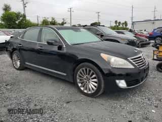 2014 Hyundai Equus Ultimate z VIN KMHGH4JH8EU076144, wystawiony jako Copart lot #72079545 z przebiegiem 103 700 mil mil oraz Nie do naprawy • Non repairable. Historia ofert i sprzedaży dostępna na DreamBid. Obrazek 4.