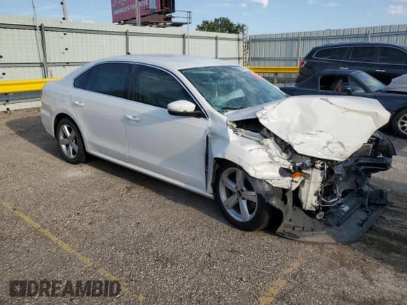 ✅ 2014 Volkswagen Passat S • VIN: 1VWAT7A36EC026702 • Lot: 80387615. Listed on Copart with 133,413 mi. Free auction sales archive from the USA and detailed vehicle history report at DreamBid. Image 4.