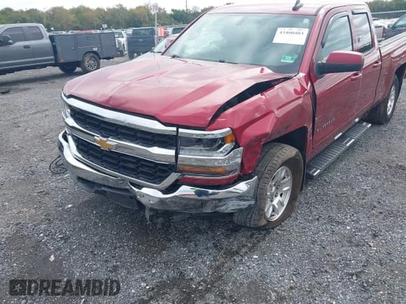 ✅ 2018 Chevrolet Silverado 1500 LT • VIN: 1GCVKREC4JZ302234 • Lot: 43400403. Listed on IAAI with 82,216 mi. Free auction sales archive from the USA and detailed vehicle history report at DreamBid. Image 6.