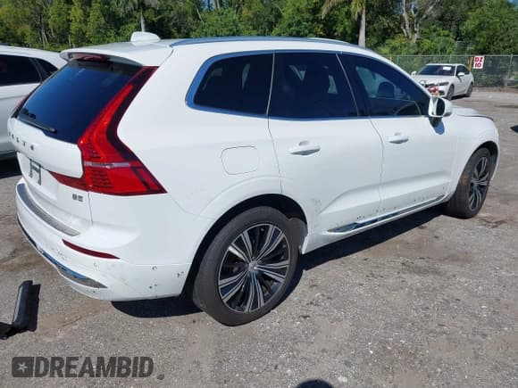 ✅ 2022 Volvo XC60 Inscription • VIN: YV4L12DL2N1086453 • Lot: 43570906. Listed on IAAI with Not provided. Free auction sales archive from the USA and detailed vehicle history report at DreamBid. Image 4.