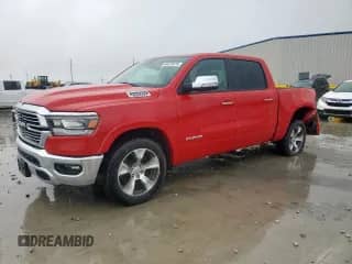 2022 Ram 1500 Laramie with VIN 1C6RREJT1NN271072, listed as a Copart auction lot 64473675 with 109,502 mi miles and Salvage title. Bid and sale history available at DreamBid. Image 1.
