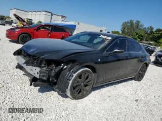 ✅ 2024 Lexus ES 350 F Sport • VIN: 58AJZ1B18RU166993 • Lot: 47398665. Wystawiony na Copart z przebiegiem 25 545 mil. Bezpłatny archiwum sprzedaży aukcyjnych z USA i szczegółowy raport historii pojazdu na DreamBid. Zdjęcie 1.