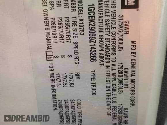 ✅ 2009 Chevrolet Silverado 1500 LT • VIN: 1GCEK29069Z143266 • Lot: 57456905. Wystawiony na Copart z przebiegiem 100 046 mil. Bezpłatny archiwum sprzedaży aukcyjnych z USA i szczegółowy raport historii pojazdu na DreamBid. Zdjęcie 12.