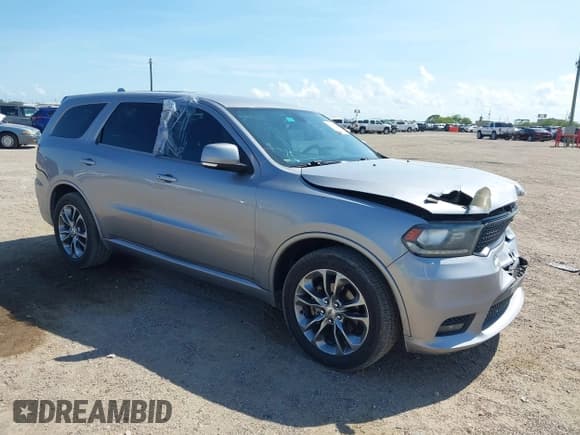 ✅ 2019 Dodge Durango GT Plus • VIN: 1C4RDHDG7KC690848 • Lot: 43395273. Listed on IAAI with 143,981 mi. Free auction sales archive from the USA and detailed vehicle history report at DreamBid. Image 1.