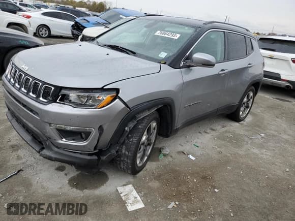✅ 2020 Jeep Compass • VIN: 3C4NJCC88LT114465 • Lot: 76864293. Listed on Copart with 111,485 mi. Free auction sales archive from the USA and detailed vehicle history report at DreamBid. Image 1.