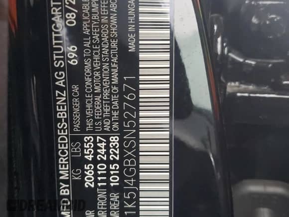 2025 Mercedes-Benz CLA 250 с VIN W1K5J4GBXSN527671, выставлен на аукционе Copart как лот 84262234 с пробегом 854 миль миль и Чистый • Clean title. История ставок и продаж доступна на DreamBid. Изображение 12.