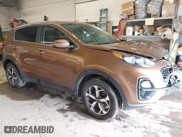 ✅ 2021 Kia Sportage LX • VIN: KNDPMCAC6M7848376 • Lot: 43520973. Listed on IAAI with 113,084 mi. Free auction sales archive from the USA and detailed vehicle history report at DreamBid. Image 1.