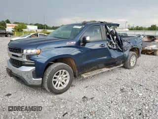 2019 Chevrolet Silverado 1500 LT with VIN 3GCUYDED6KG183402, listed as a Copart auction lot 66369705 with 56,237 mi miles and Salvage title. Bid and sale history available at DreamBid. Image 1.