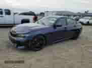 2024 BMW 3 Series M340i with VIN 3MW49FS08R8D87680, listed as a Copart auction lot 48081595 with 6,001 mi miles and Salvage title. Bid and sale history available at DreamBid. Image 1.