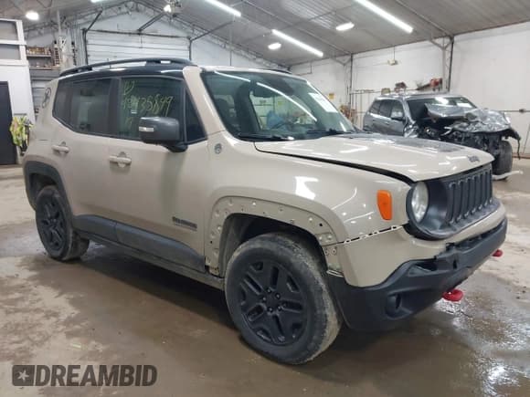 ✅ 2017 Jeep Renegade Trailhawk • VIN: ZACCJBCB6HPE97998 • Lot: 42435849. Listed on IAAI with 105,490 mi. Free auction sales archive from the USA and detailed vehicle history report at DreamBid. Image 1.