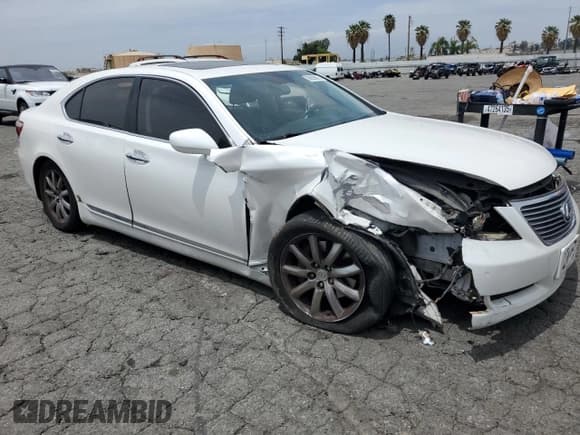 ✅ 2009 Lexus LS 460 • VIN: JTHBL46F695089798 • Lot: 56556675. Listed on Copart with 168,546 mi. Free auction sales archive from the USA and detailed vehicle history report at DreamBid. Image 4.