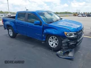 2021 Chevrolet Colorado 2WD LT with VIN 1GCGSCEN9M1245605, listed as a IAAI auction lot 42546439 with 53,922 mi miles and . Bid and sale history available at DreamBid. Image 1.