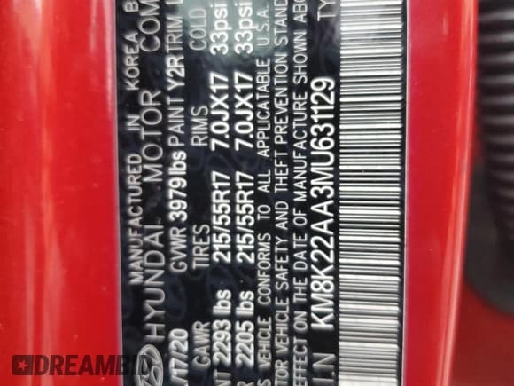 ✅ 2021 Hyundai Kona SEL • VIN: KM8K22AA3MU631129 • Лот: 84056005. Опубликован ранее на Copart с пробегом 84 047 миль. Бесплатный доступ к архиву аукционных продаж из США и подробный отчёт об истории автомобиля на DreamBid. Изображение 12.