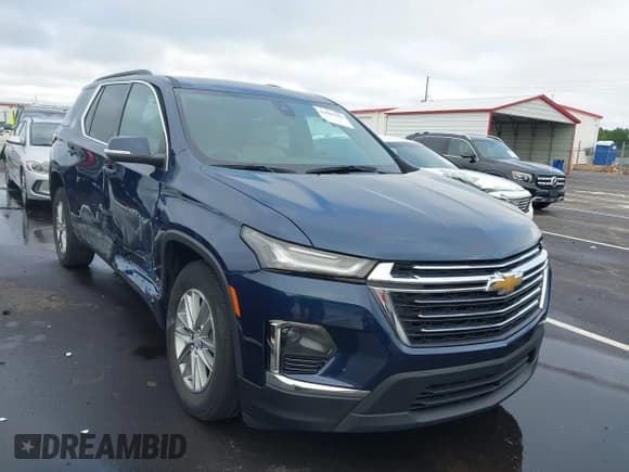 ✅ 2023 Chevrolet Traverse LT Cloth • VIN: 1GNERGKW4PJ283925 • Lot: 43009312. Listed on IAAI with 41,856 mi. Free auction sales archive from the USA and detailed vehicle history report at DreamBid. Image 1.