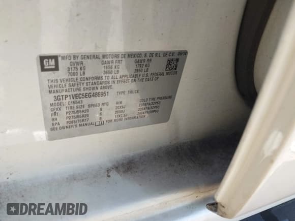 ✅ 2014 GMC Sierra 1500 SLT • VIN: 3GTP1VEC5EG486951 • Лот: 41939376. Опубликован ранее на IAAI с пробегом 131 857 миль. Бесплатный доступ к архиву аукционных продаж из США и подробный отчёт об истории автомобиля на DreamBid. Изображение 9.