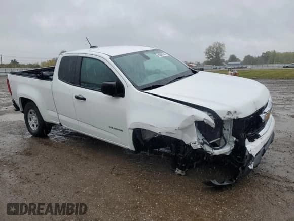 ✅ 2020 Chevrolet Colorado 2WD Work Truck • VIN: 1GCHSBEA5L1191326 • Lot: 85558585. Listed on Copart with 53,947 mi. Free auction sales archive from the USA and detailed vehicle history report at DreamBid. Image 4.