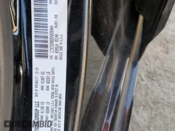 ✅ 2014 Dodge Avenger SE • VIN: 1C3CDZAB2EN226464 • Lot: 70821784. Wystawiony na Copart z przebiegiem 139 380 mil. Bezpłatny archiwum sprzedaży aukcyjnych z USA i szczegółowy raport historii pojazdu na DreamBid. Zdjęcie 12.